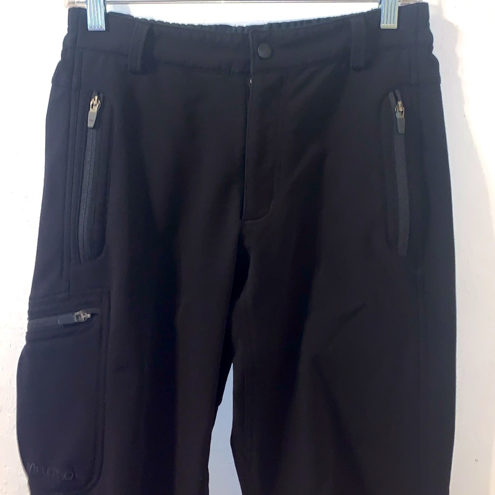 Marmot black cargo Ski pants       -#G8097-3-K -Size: S/P